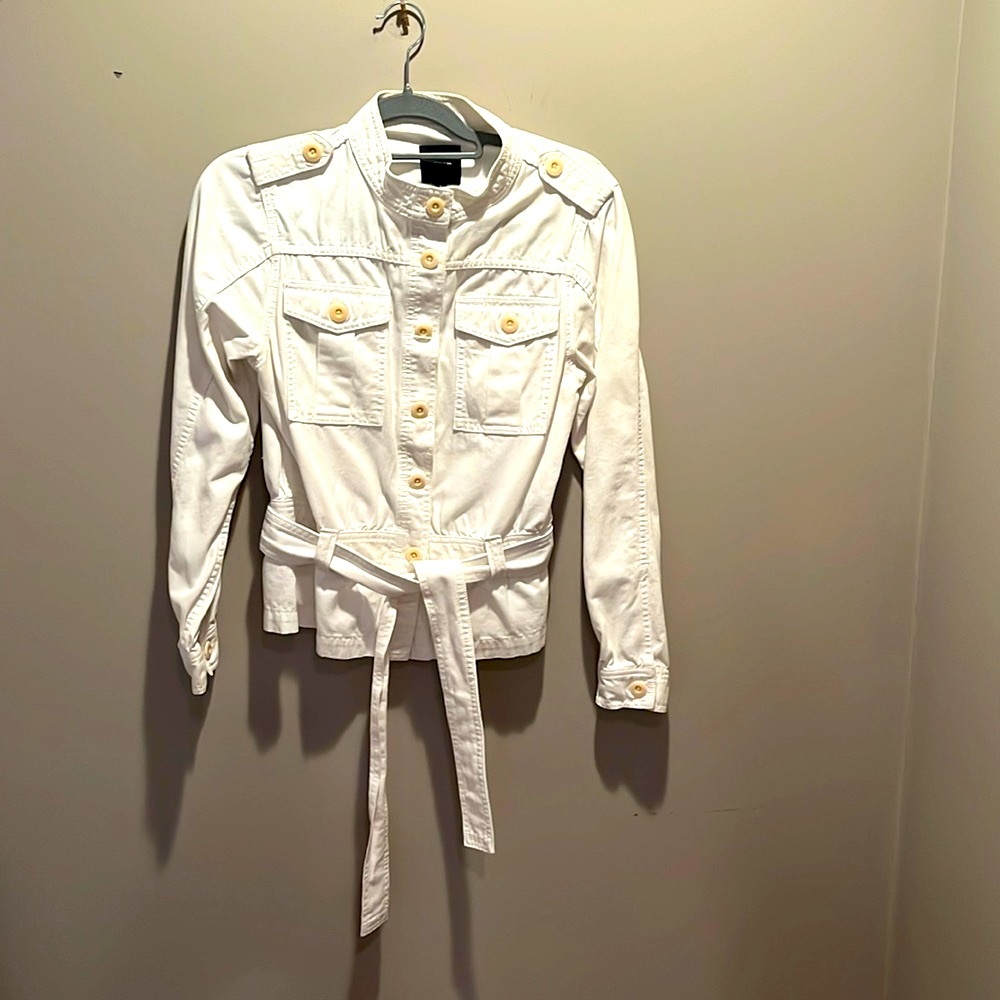 Joes White Cotton Jacket